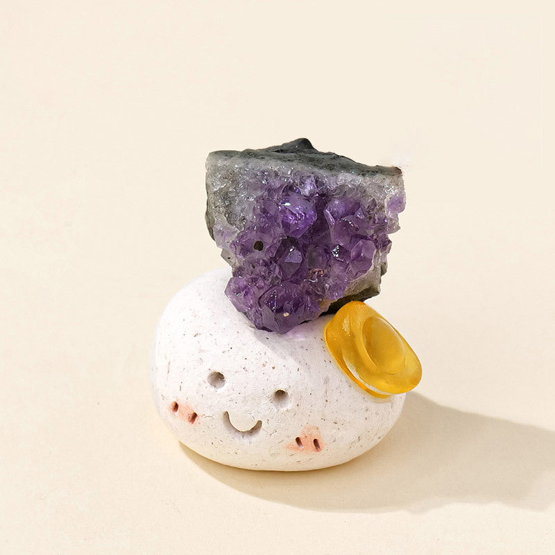Natural Crystal Raw Stone Fortune Ornaments