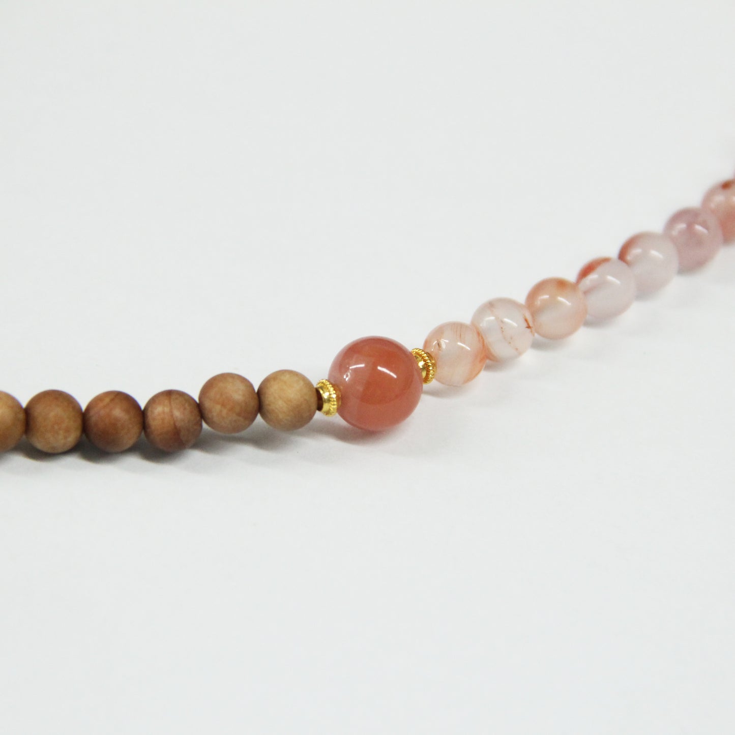 New Chinese Style Luxury Grapefruit Crystal Sandalwood Bracelet