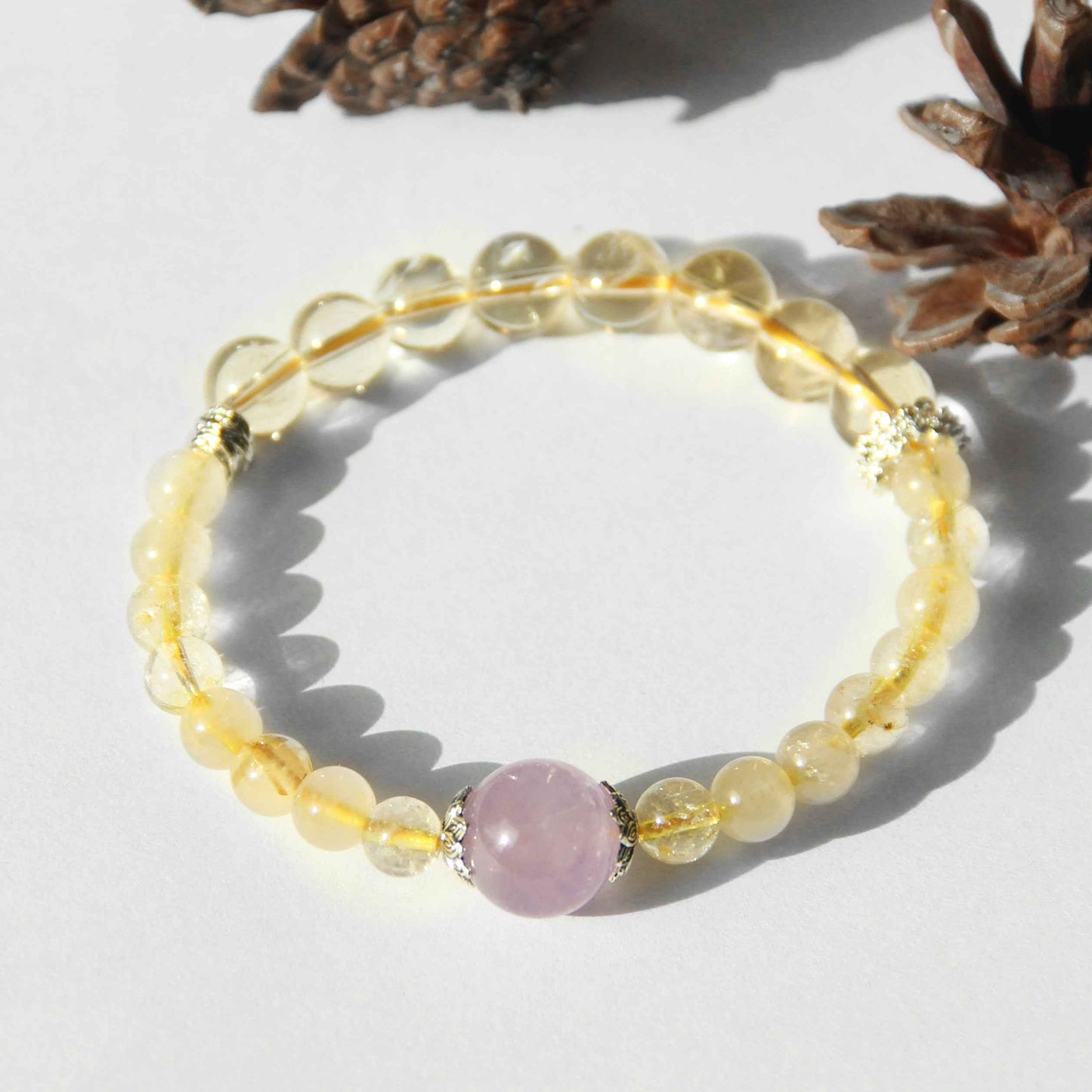 Sunstone - Violet Grace Crystal Bracelet - Lunaria