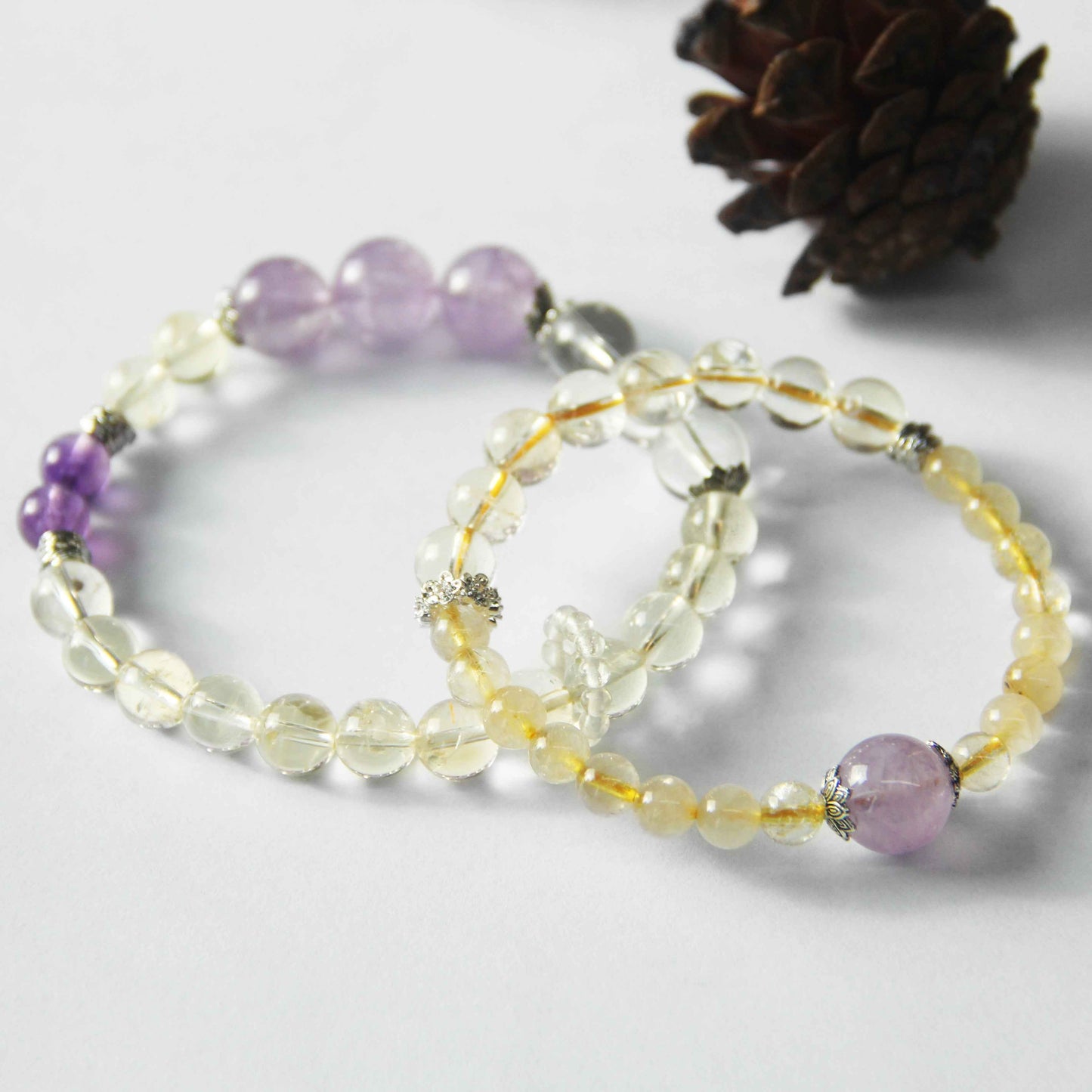 Sunstone - Violet Grace Crystal Bracelet - Lunaria