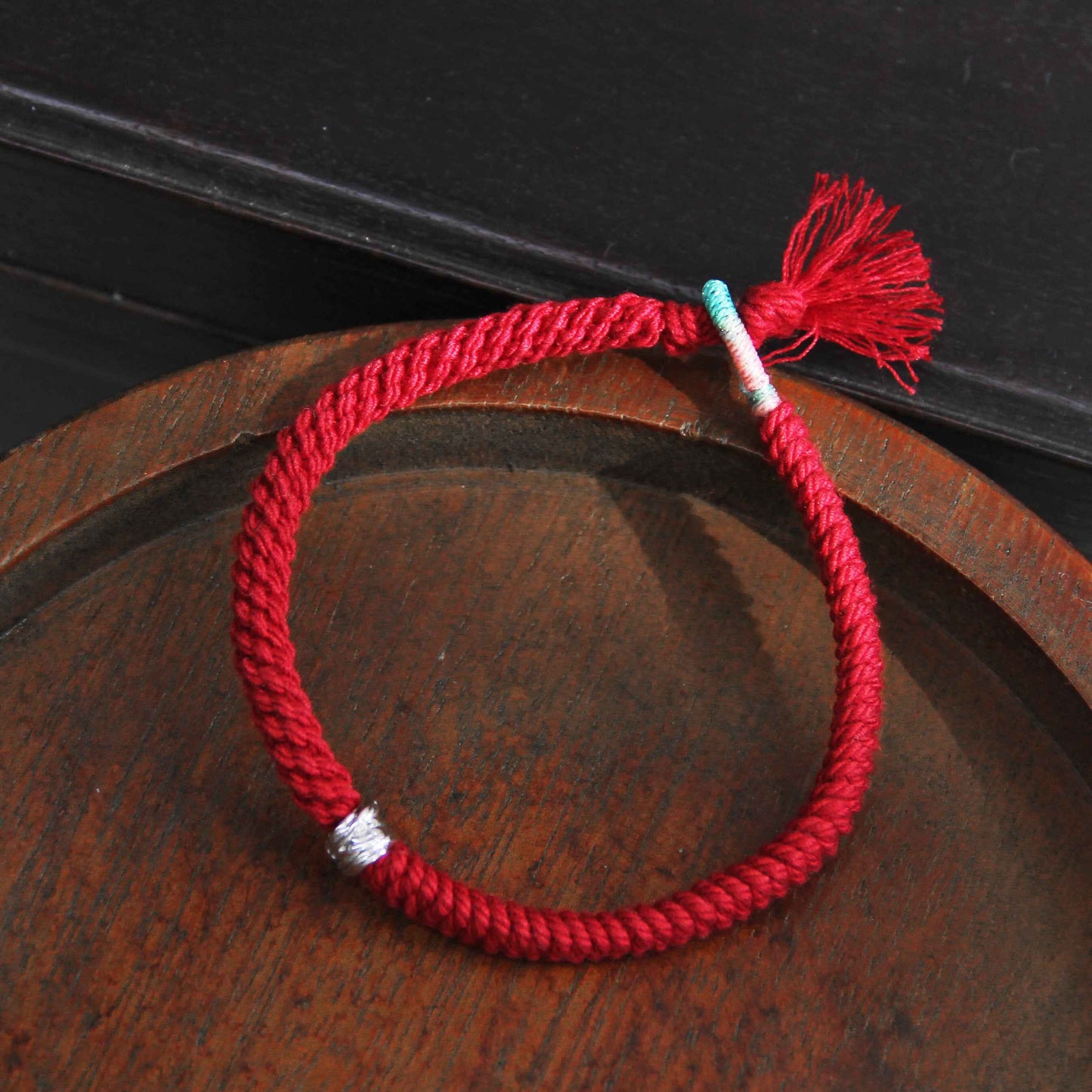 Hand-woven Lucky Red String Stacking Bracelet 2PCs - Lunaria