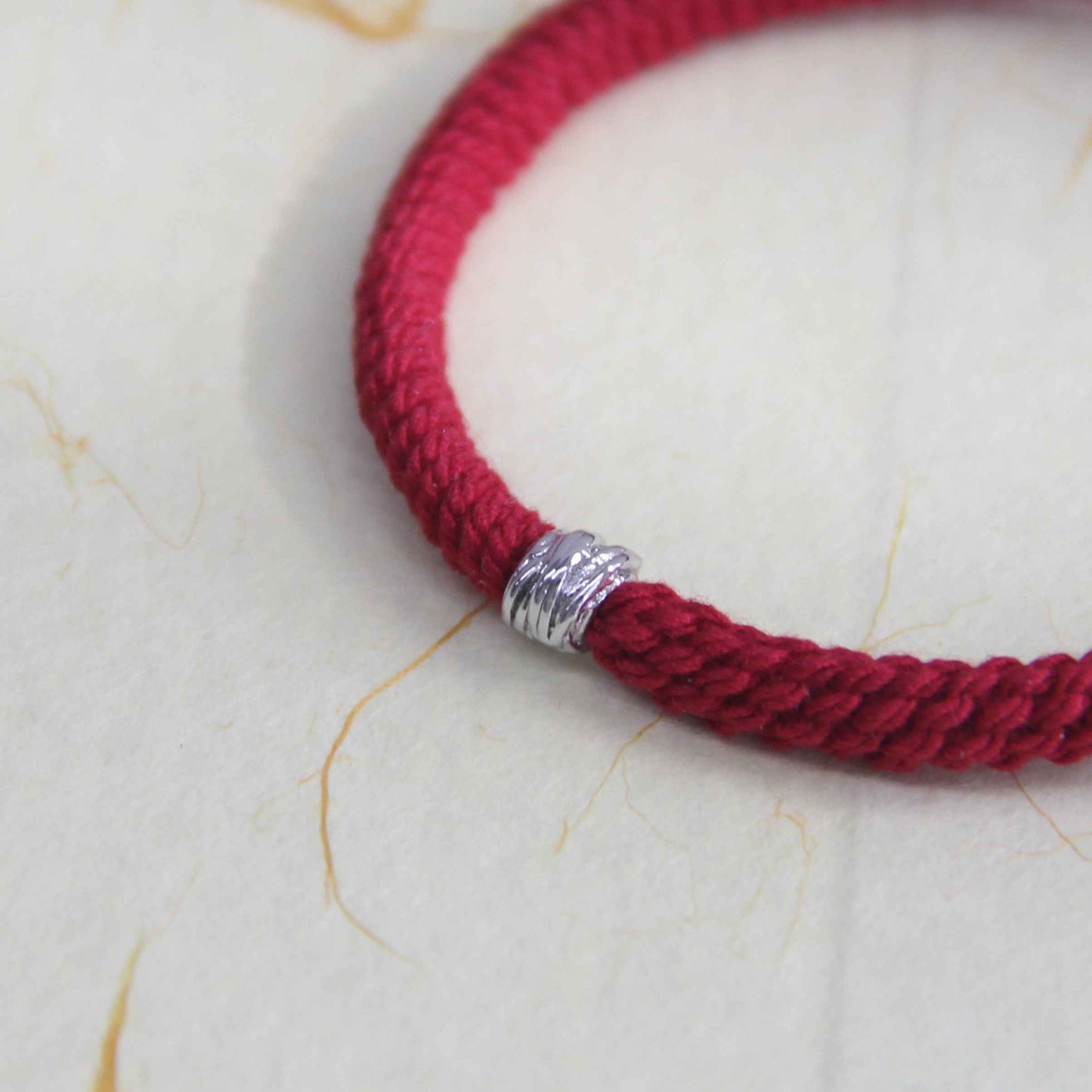 Hand-woven Lucky Red String Stacking Bracelet 2PCs - Lunaria