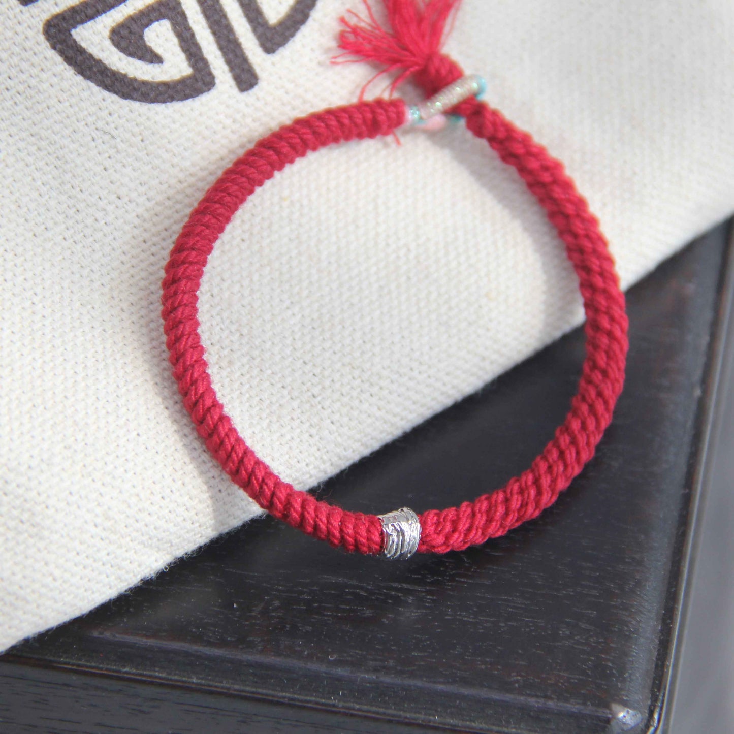 Hand-woven Lucky Red String Stacking Bracelet 2PCs - Lunaria
