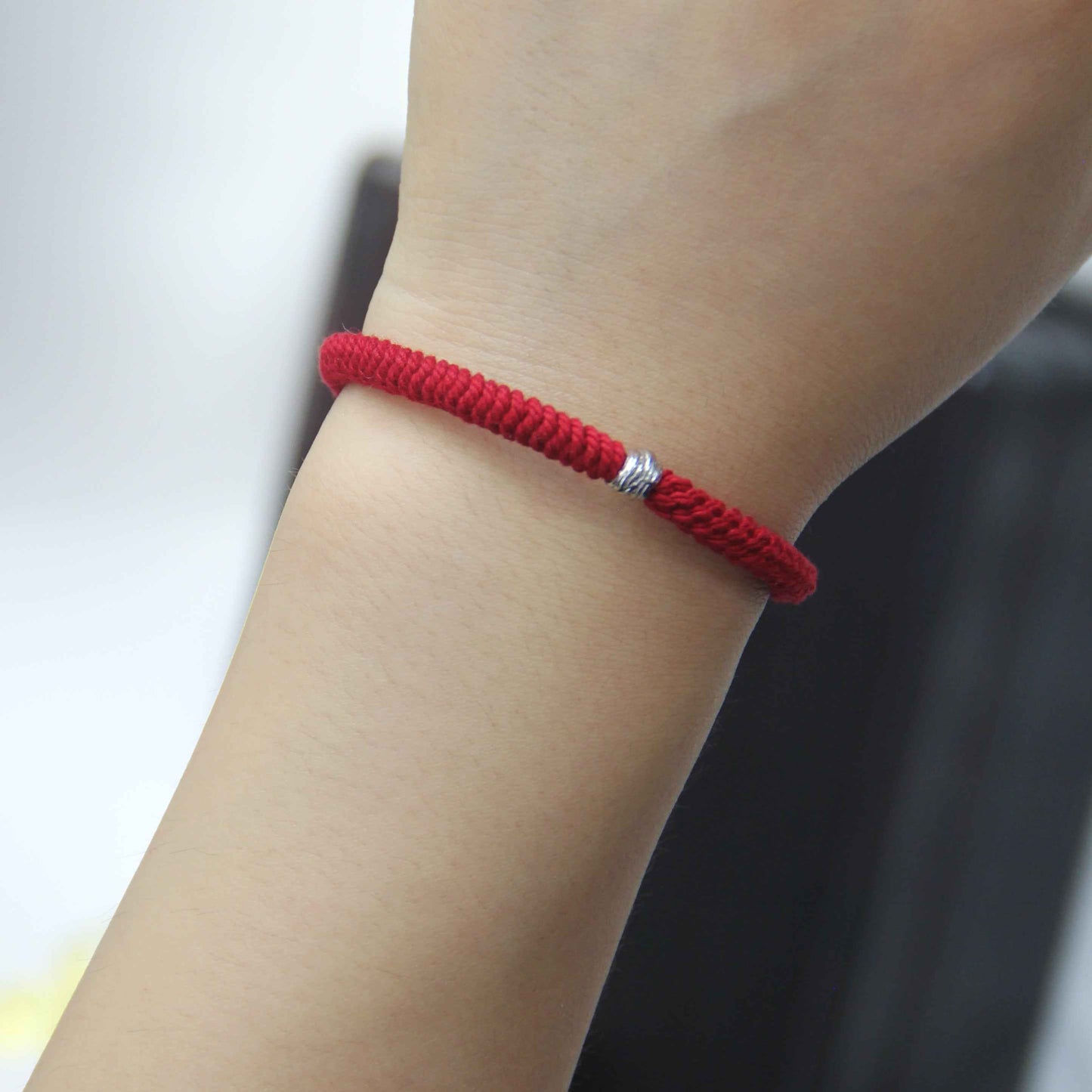 Hand-woven Lucky Red String Stacking Bracelet 2PCs - Lunaria