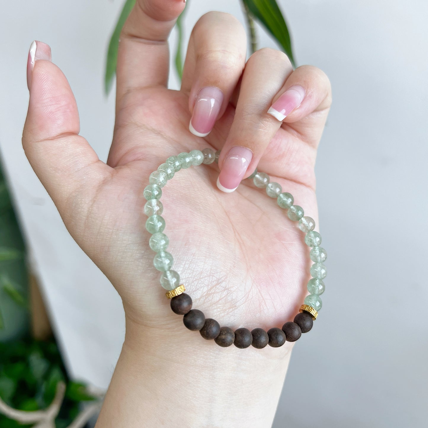 Aqua Serenity Agarwood Bracelet - Lunaria