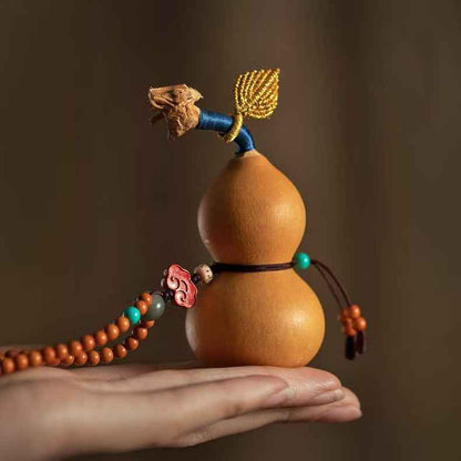 Natural Gourd Car Pendant Creative Hand-woven Car Interior Pendant Peace Pendant - Lunaria