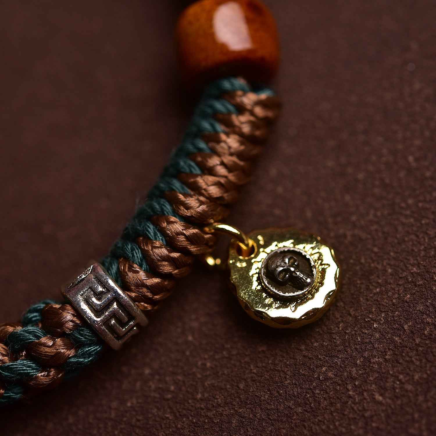 Tibetan Hand Rope Hand-woven Chinese Style Bracelet Adjustable Protection Bracelet - Lunaria