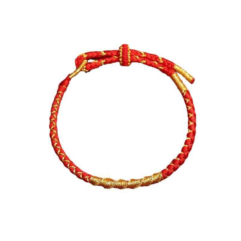 2025 Year of the Snake Dragon Red String Protection Bracelet - Lunaria