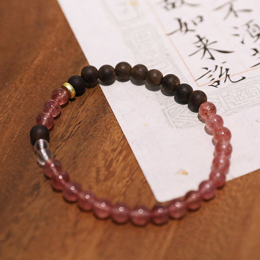 Roseate & Ebony Reverie Bracelet - Lunaria