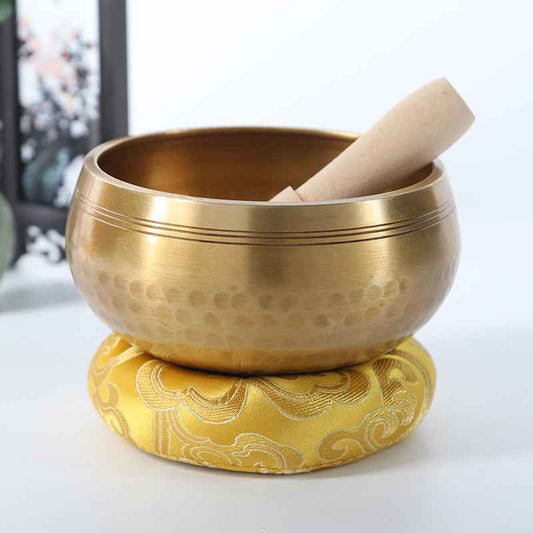 Tibetan Meditation Sound Bowl Mindfulness Singing Bowl Set - Lunaria