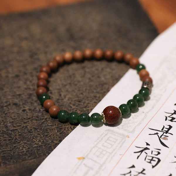 Lotus Haze Sandalwood Bracelet - Lunaria