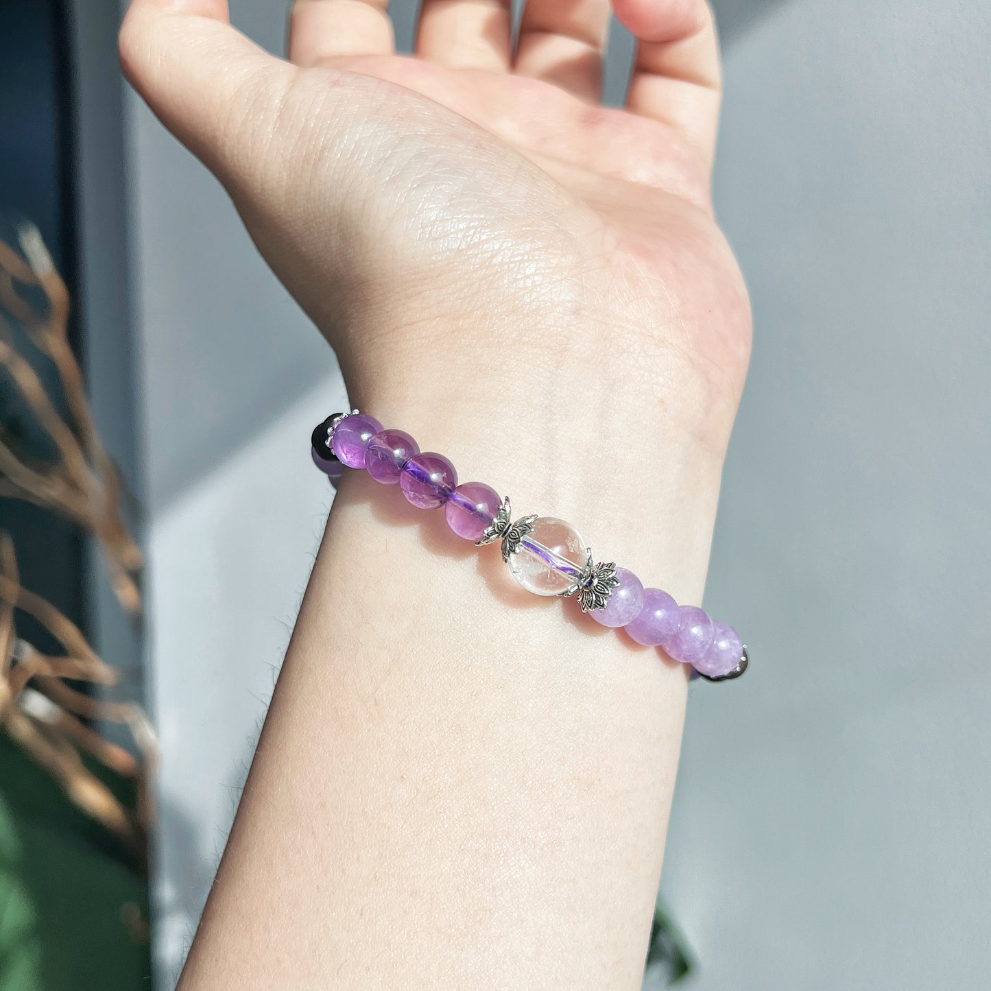 Lilac - Mist Dreamcatcher Agarwood Bracelet