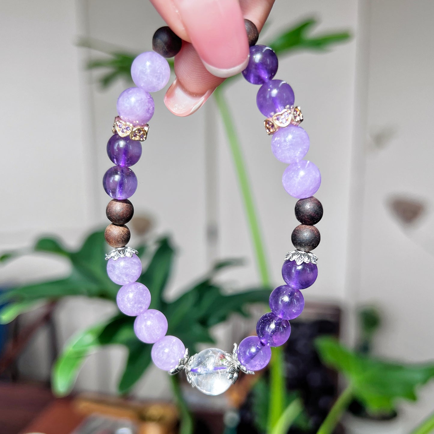 Lilac - Mist Dreamcatcher Agarwood Bracelet