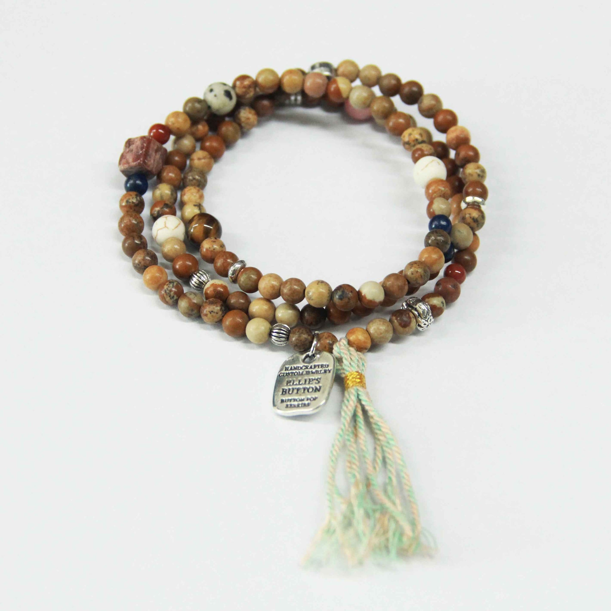 Bohemian Gemstone Bracelet Multiple Circle - Lunaria