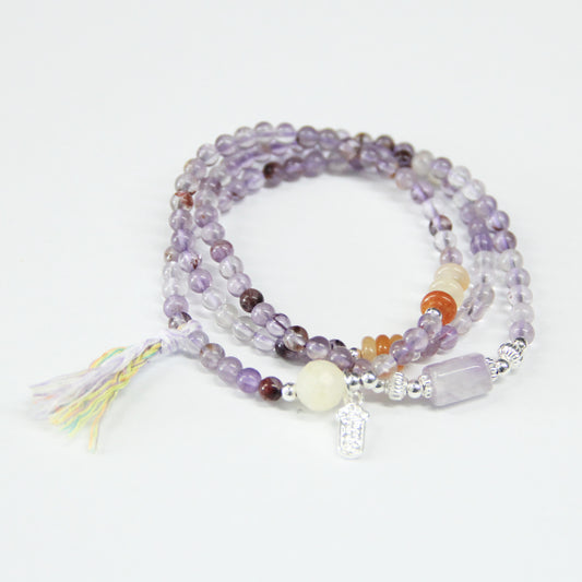 Exquisite Multigem Amethyst Handmade Bracelet