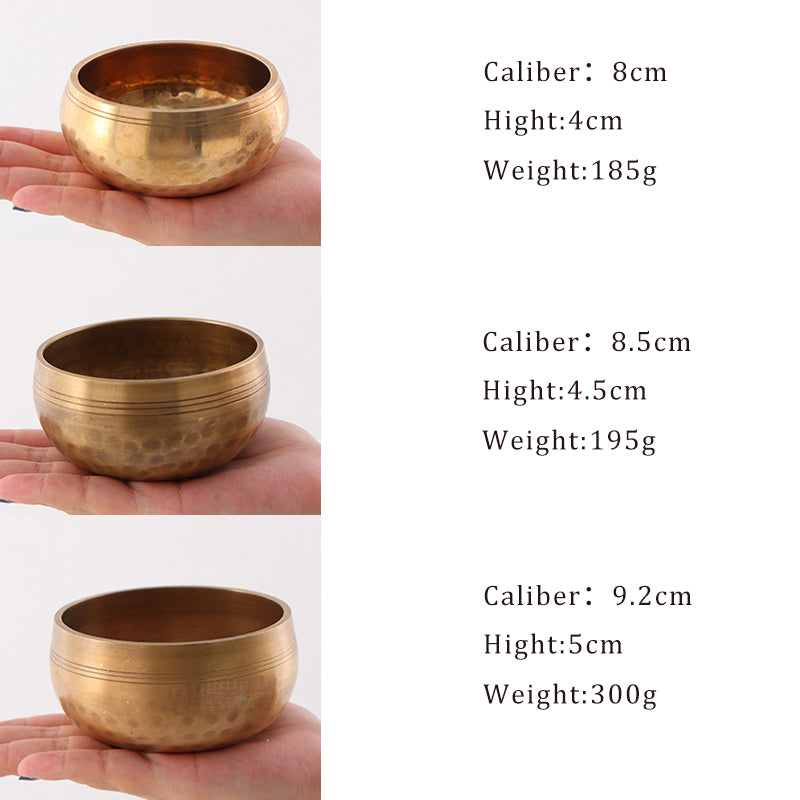 Tibetan Meditation Sound Bowl Mindfulness Singing Bowl Set - Lunaria