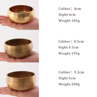 Tibetan Meditation Sound Bowl Mindfulness Singing Bowl Set - Lunaria
