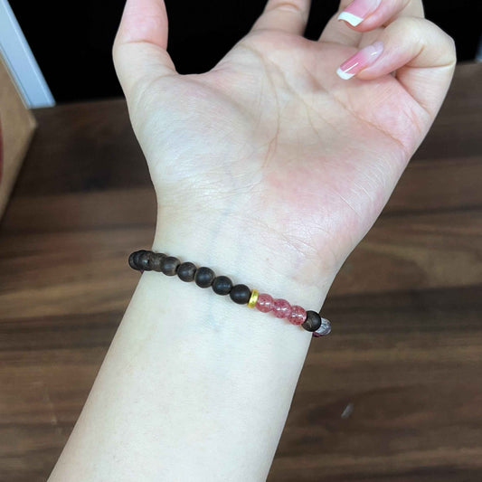Roseate & Ebony Reverie Bracelet - Lunaria