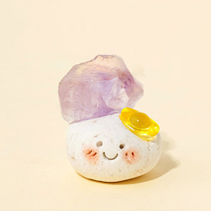 Natural Crystal Raw Stone Fortune Ornaments