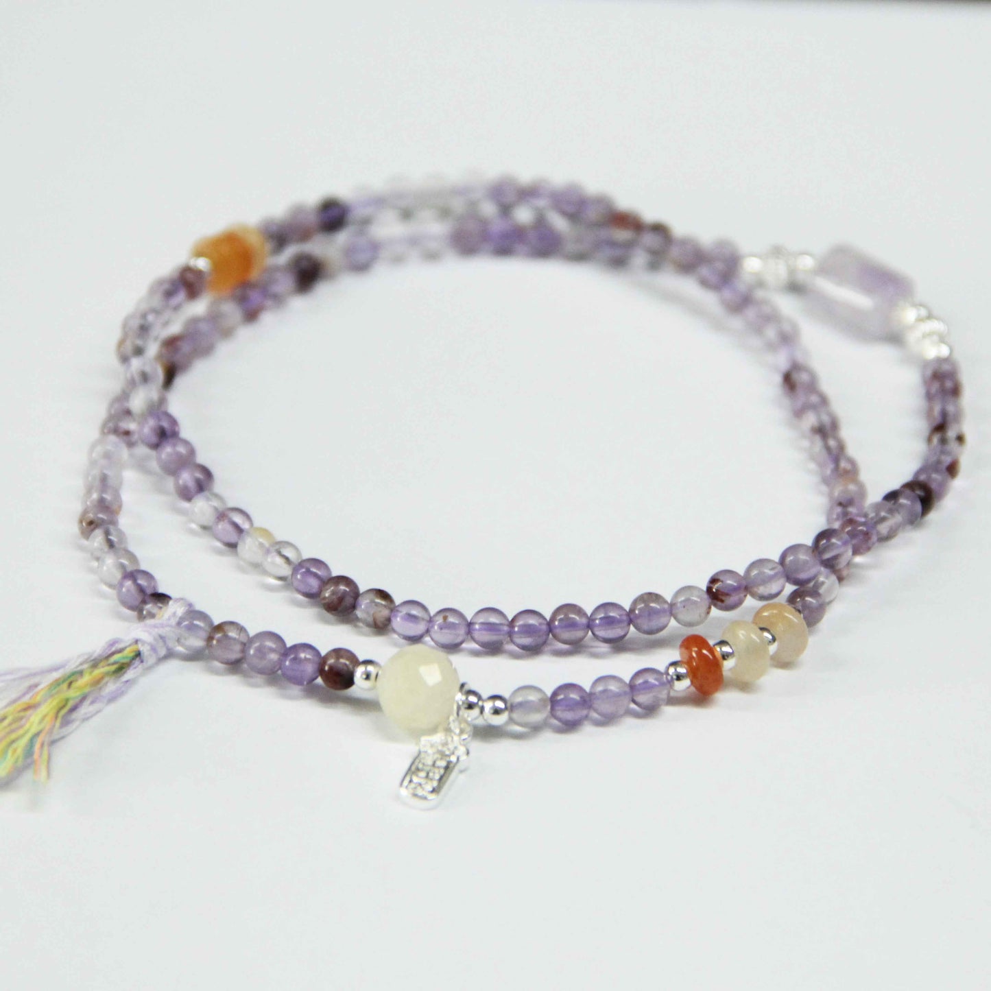 Exquisite Multigem Amethyst Handmade Bracelet - Lunaria