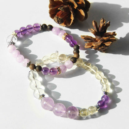Lilac - Mist Dreamcatcher Agarwood Bracelet - Lunaria