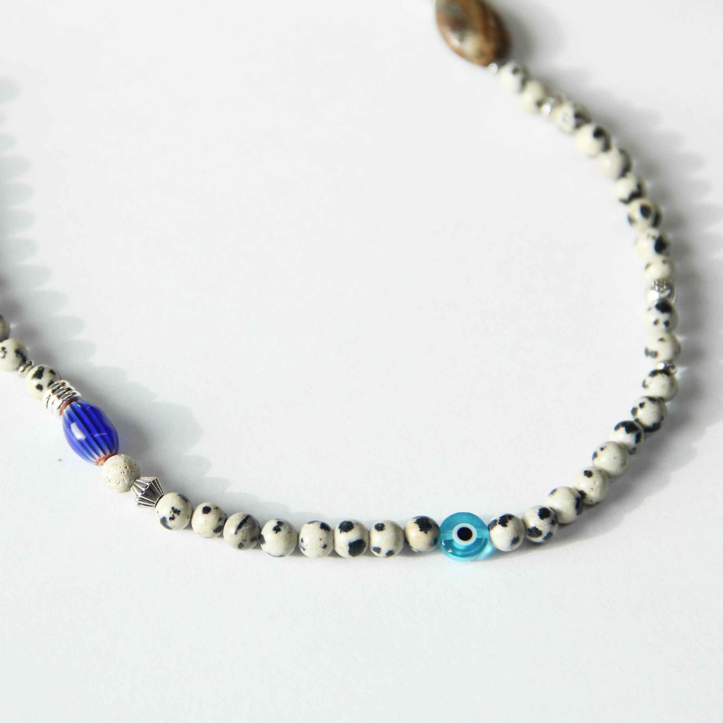Bohemian Natural Spotted Stone Multi-treasure Bracelet - Lunaria