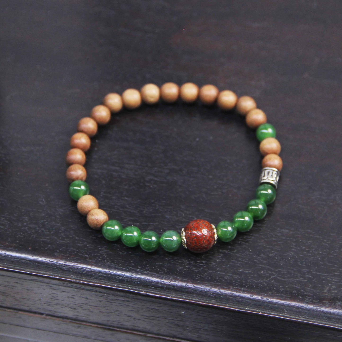 Lotus Haze Sandalwood Bracelet - Lunaria