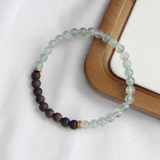 Aqua Serenity Agarwood Bracelet - Lunaria