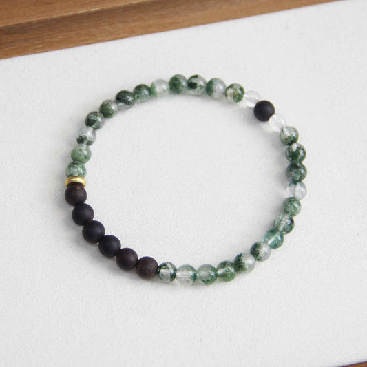 Luminary Greenery Agarwood Bracelet - Lunaria